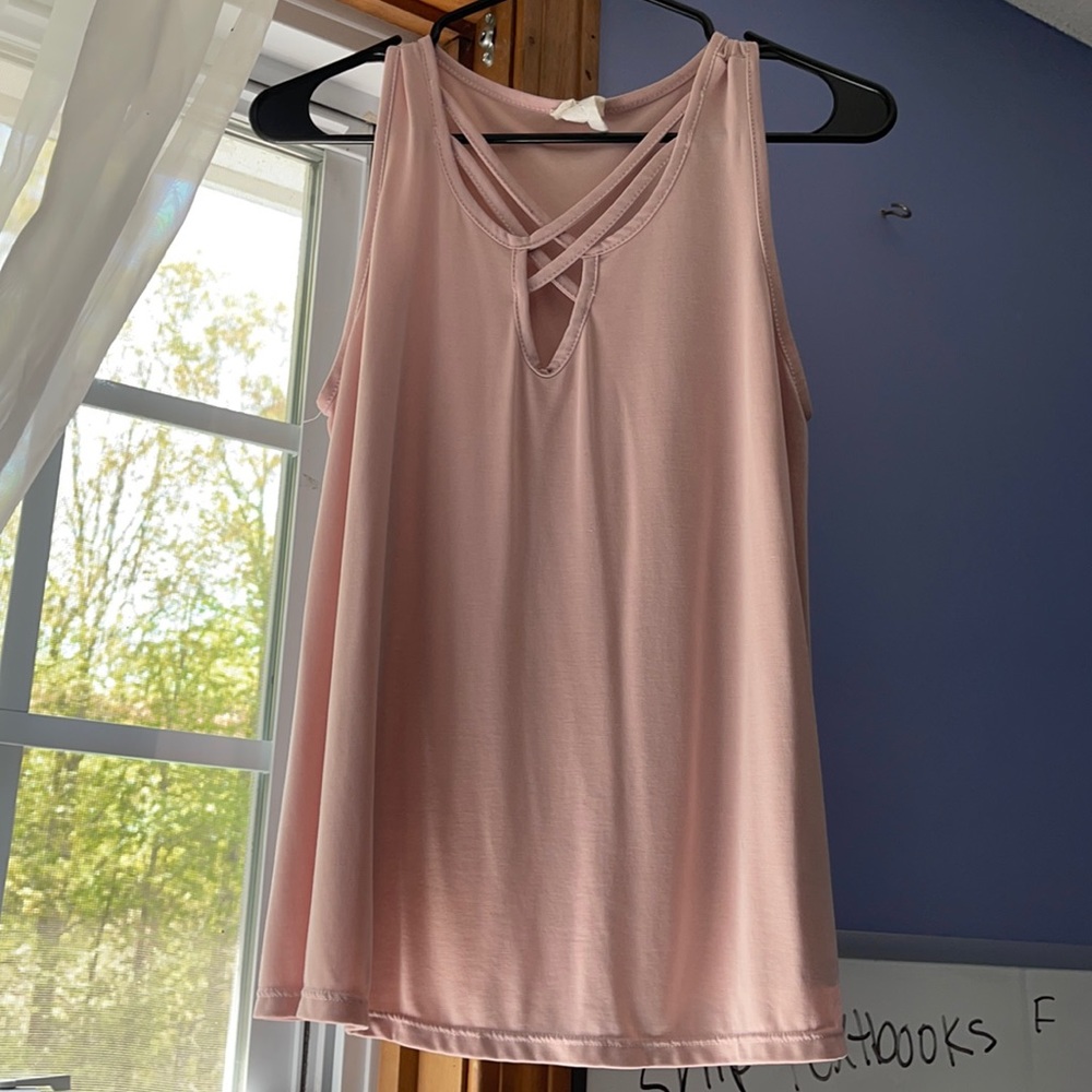 Light pink tank top